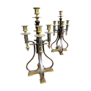 Paire de chandeliers
