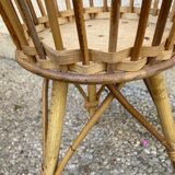 Vintage rattan worker