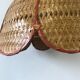 Suspension en rotin vintage