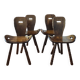 French brutalist vintage chairs from the 60s-70s.