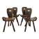 French brutalist vintage chairs from the 60s-70s.