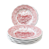 6 hollow plates, made in Italy