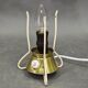 Zukov Czech Mid Century Glass Table Lamp, 1960s