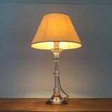 Mid-century German Tiffany glass table lamp by Ingo Maurer, 1960s.