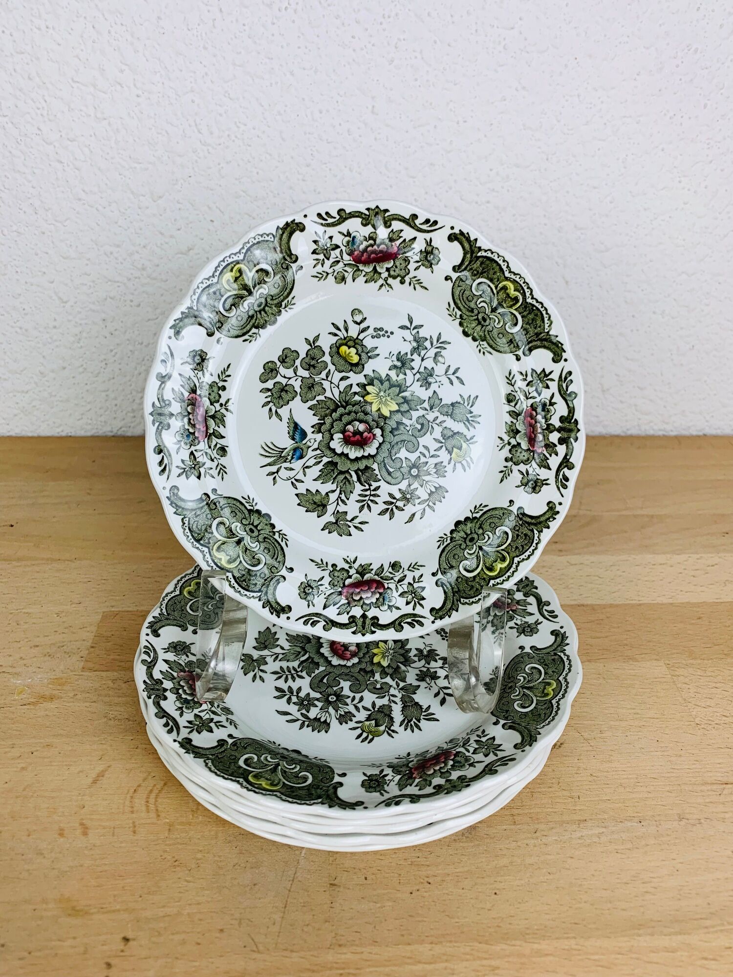 6 assiettes à dessert Windsor par Ridgway Staffordshire