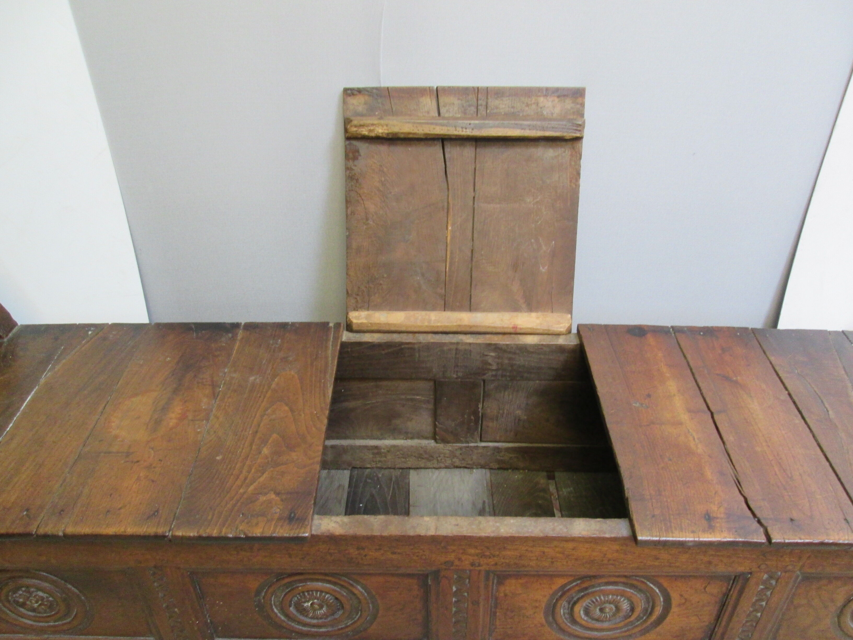 Chest in chestnut tree