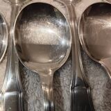 12 silver-plated ice cream scoops, goldsmith Boulenger Regence Berry