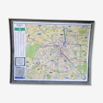 Paris metro map