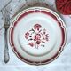 Mismatched antique flat plates in earthenware accompanied by a p