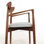 Set of 4+2 Harry Ostergaard for Randers Møbelfabrik chairs - danish design