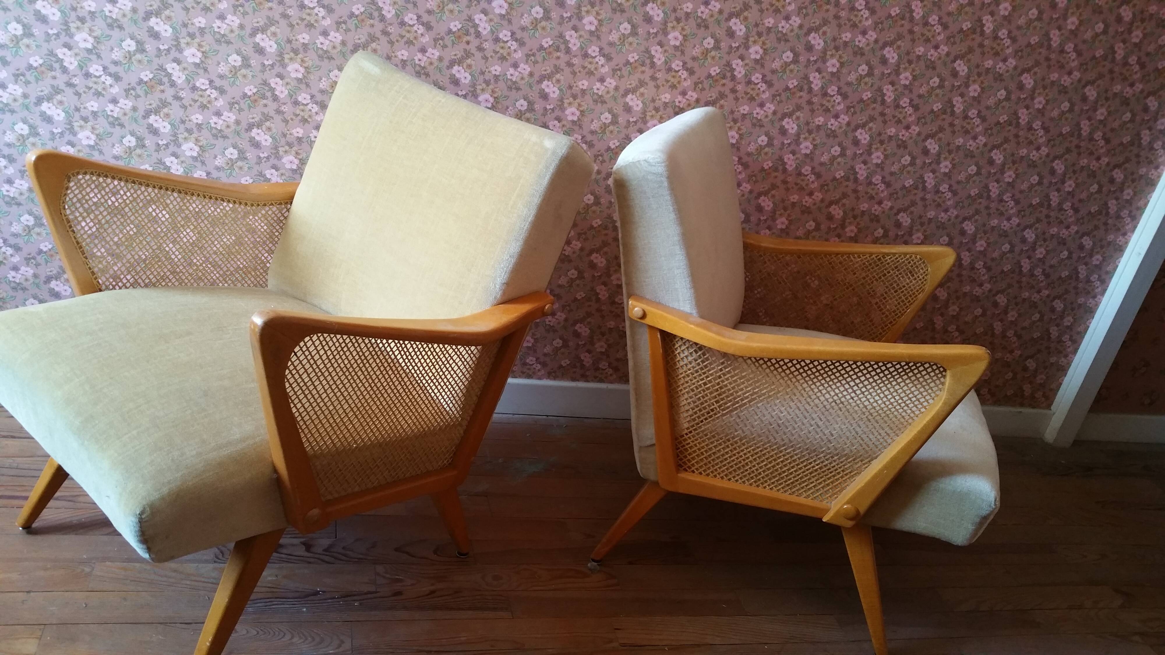 Scandinavian Danish cocktail chair 50 60s