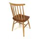 Set of 4 Scandinavian "Pinnstol" beech chairs, Sweden, 1960