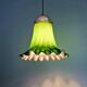 Suspension in green opaline with a scalloped edge, Peill & Putzler, 1970