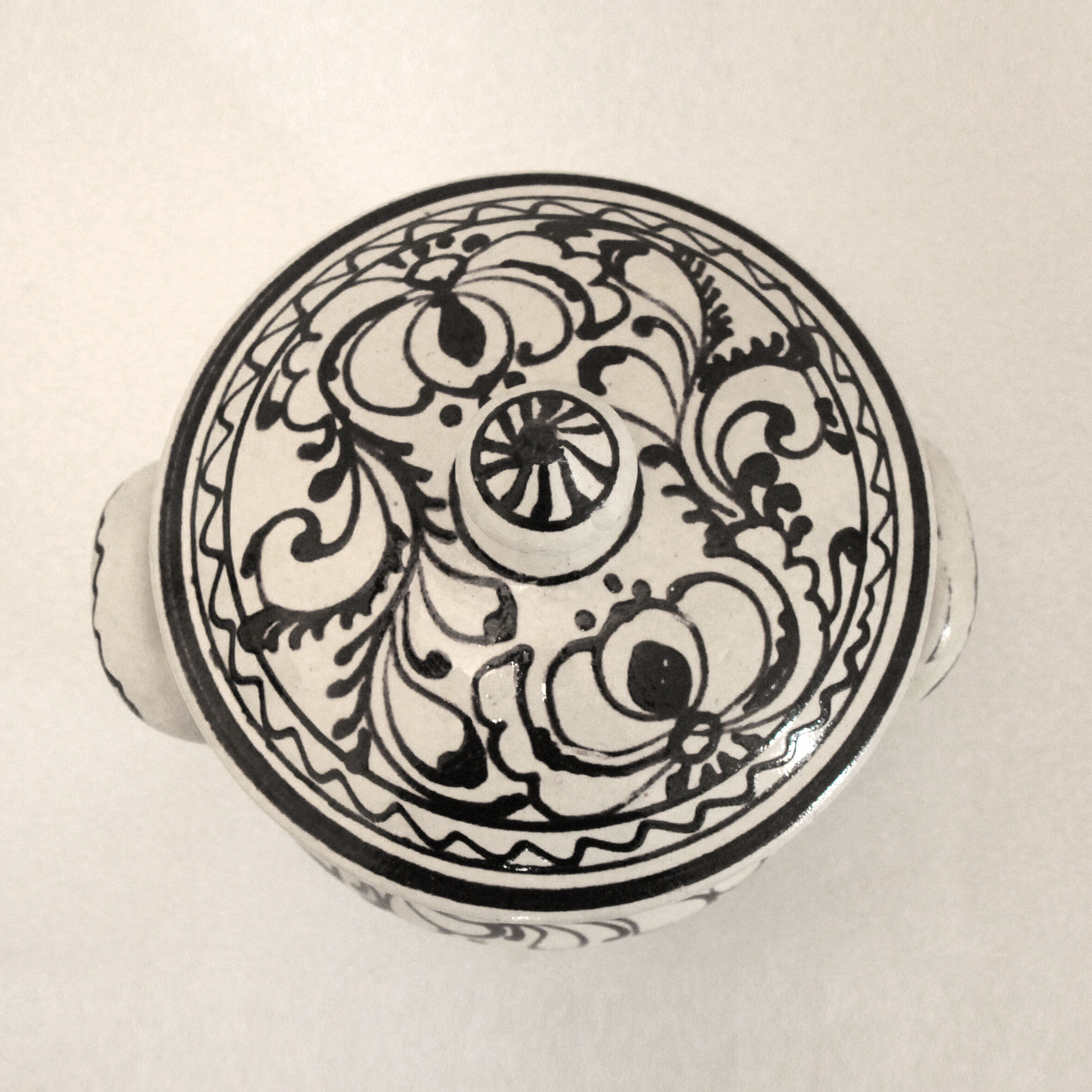 Artisanal pot Ilyés Vészti Mihaly (Romania) H19xØ17cm