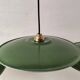 Enameled sheet metal pendant lights