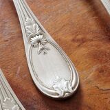 Christofle - Set of 12 dessert forks model Trianon in metal