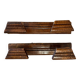 Set of 2 wooden coat hooks