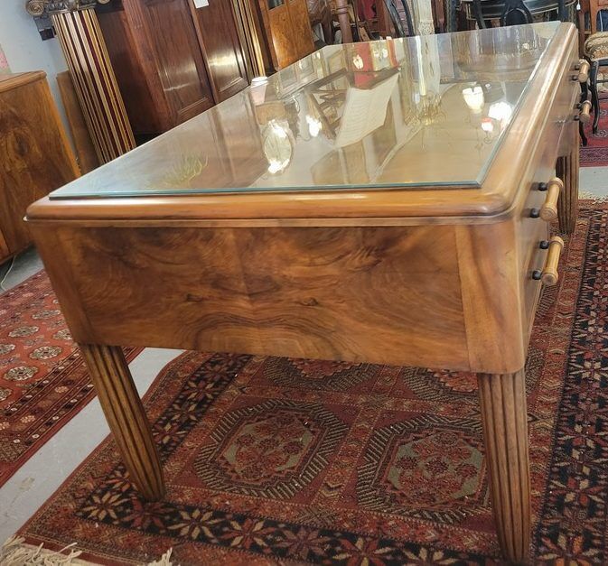 Ensemble bureau et bibliothèque art-déco