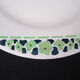 5 plates and a dish faïence de longchamp terre of fer series cannes art deco