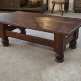 Rustic oak coffee table 1960