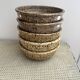 5 stoneware bowls