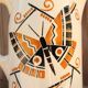 Badonvillier ceramic water carafe, butterfly model