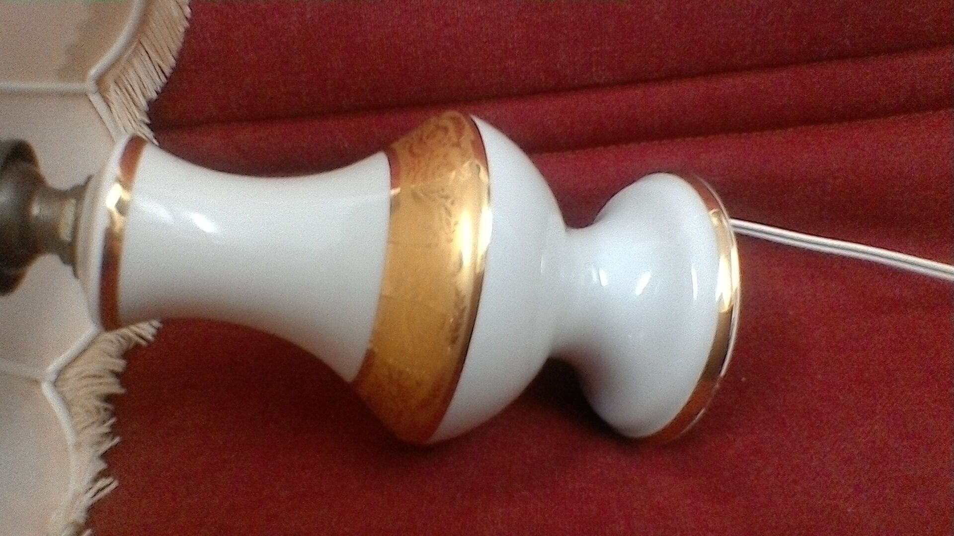 Porcelain bedside lamp