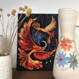 Tapestry vintage canvas 60's