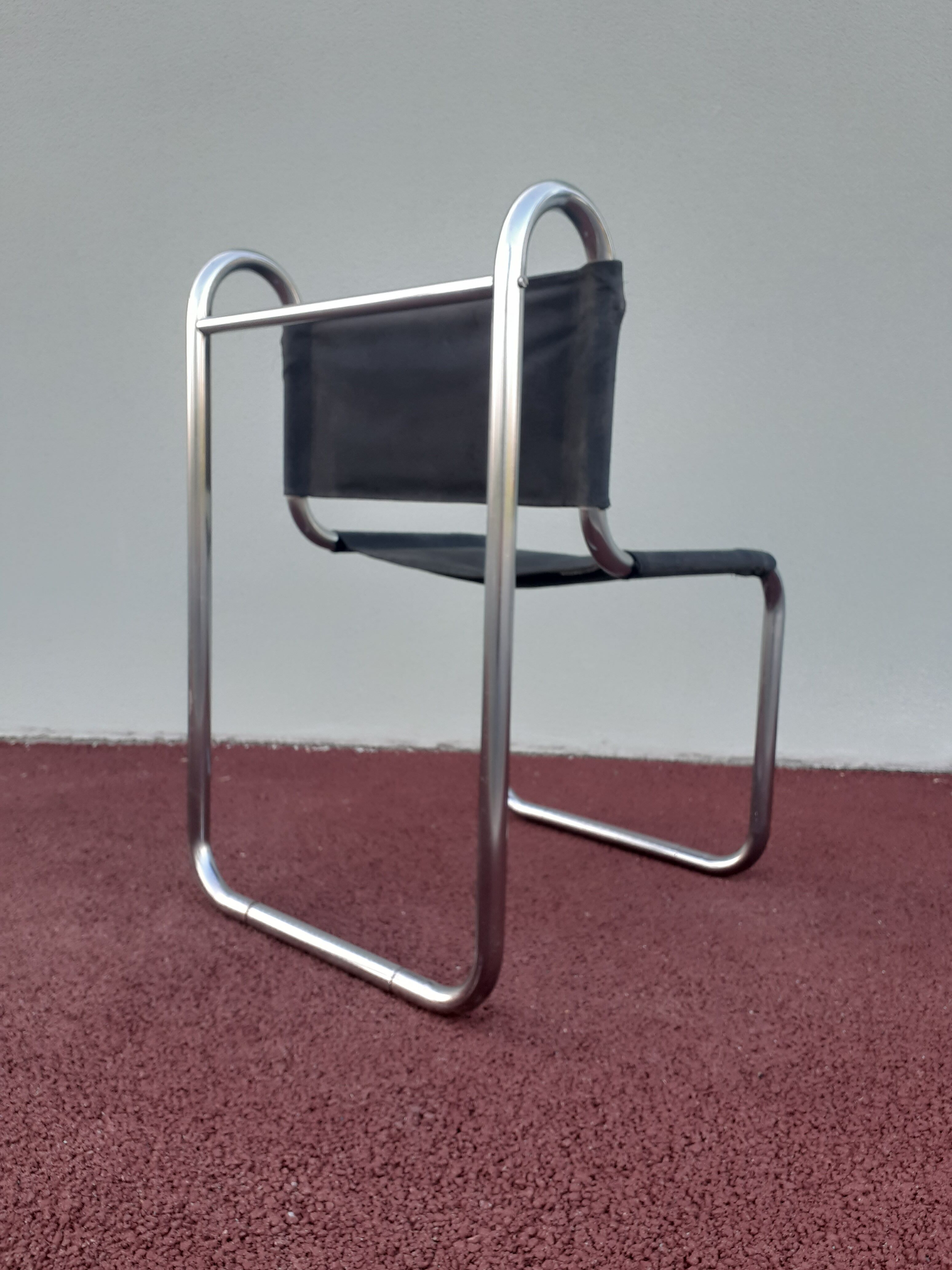 Tubular chair by Michel Hamon for Prisunic around 1969