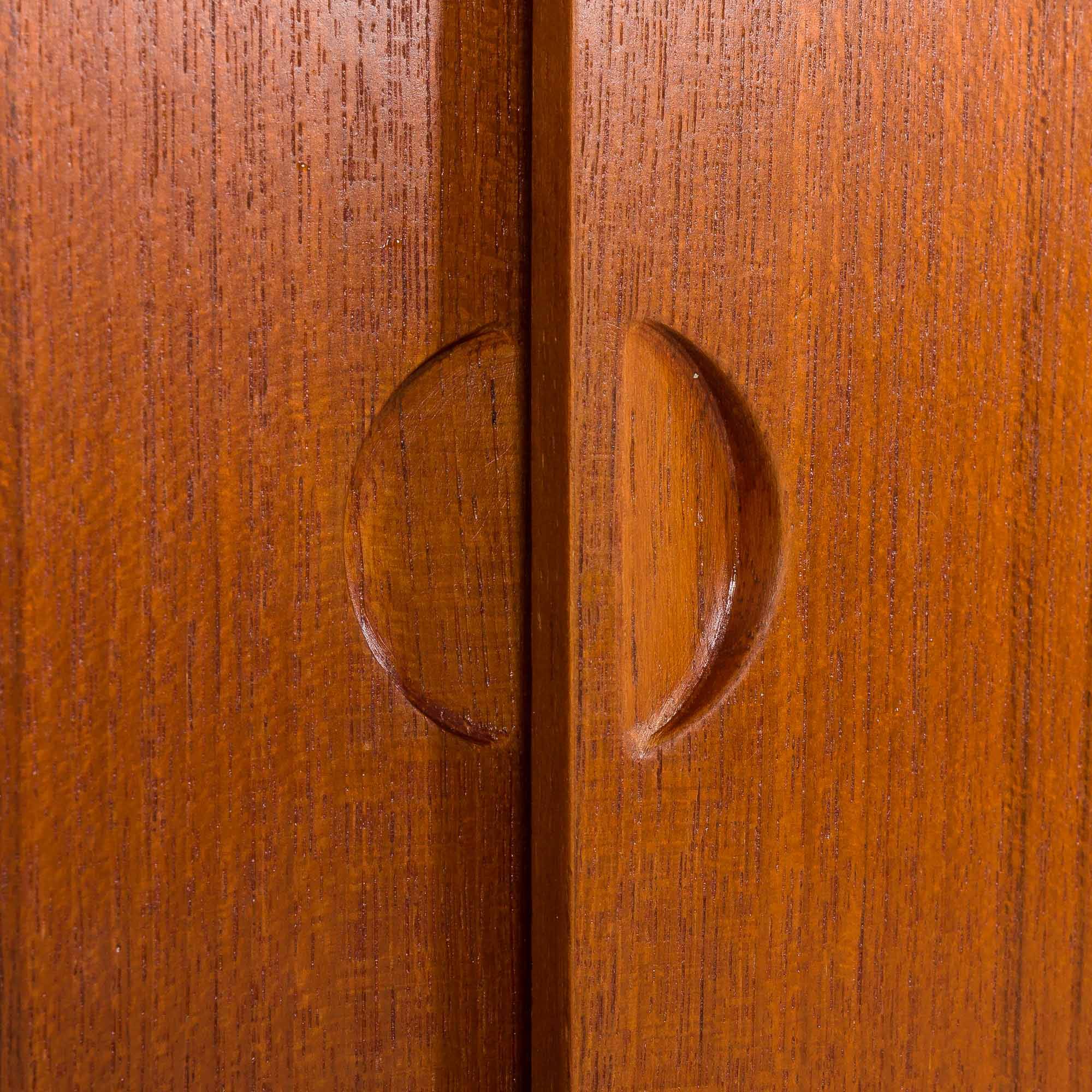 Poul Cadovius teak wall unit for Cado, 1960s