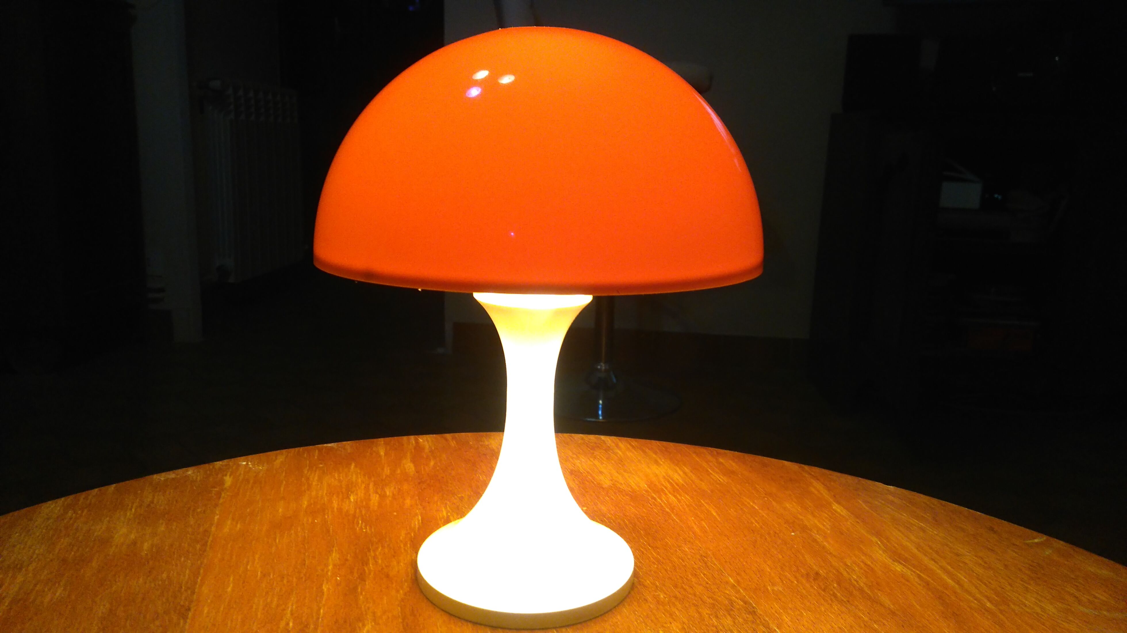 Vintage mushroom lamp