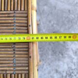 Vintage rattan coffee table