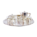 Art Deco service in silver metal SIGG