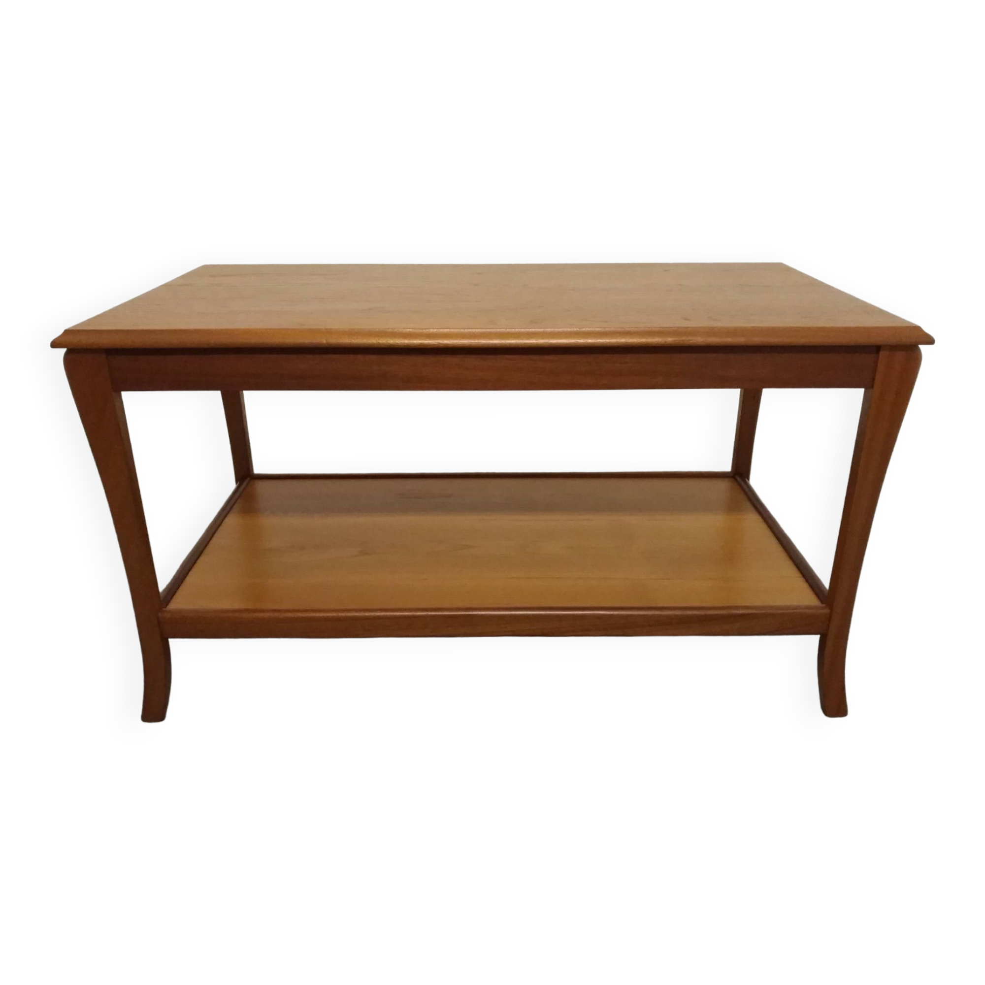 Teak coffee table with vintage extensions