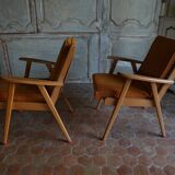 Pair of 70's armchairs