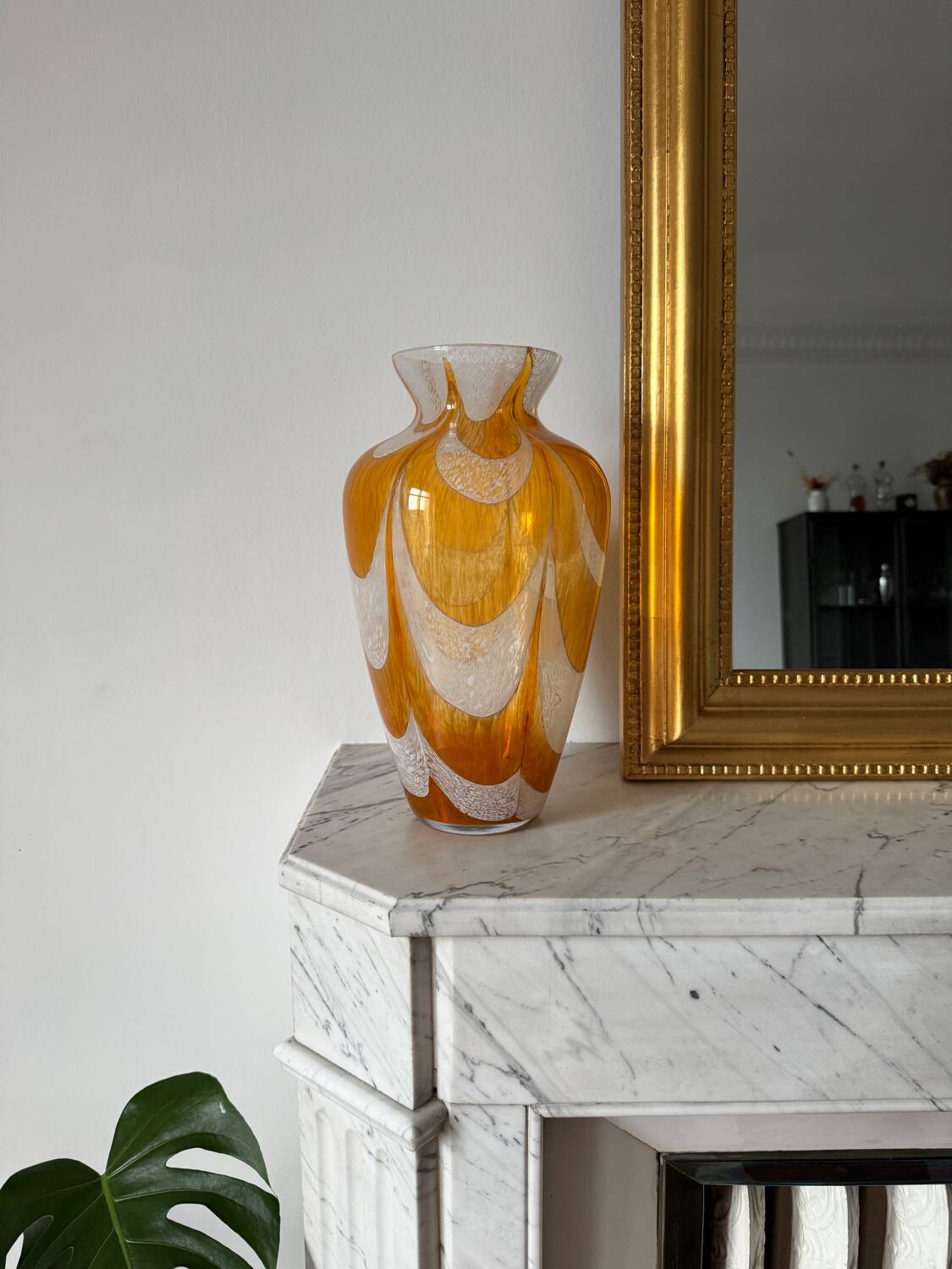 Blown glass vase