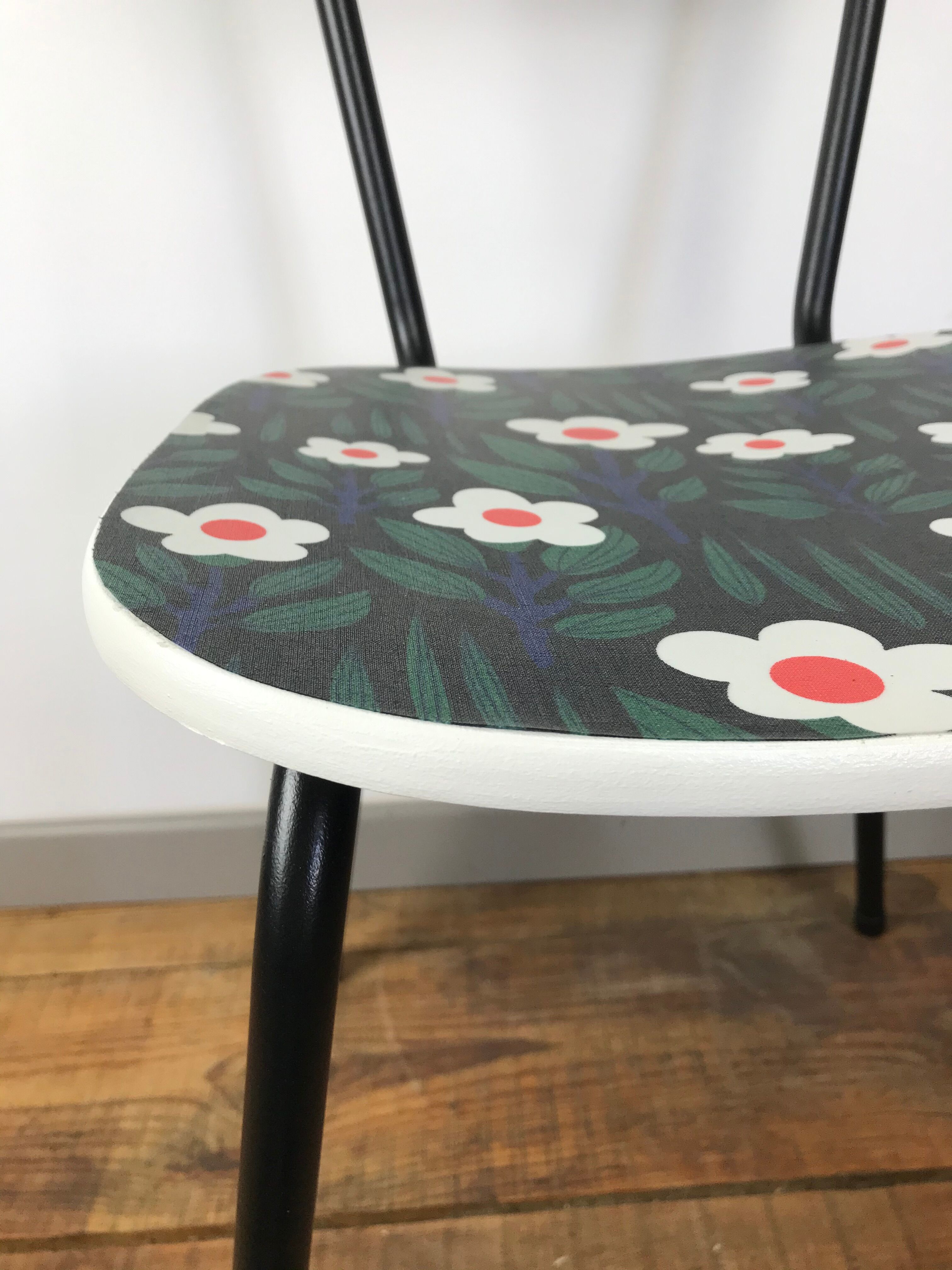 Re-seated formica chair