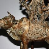 Bronze Shiva lamp.