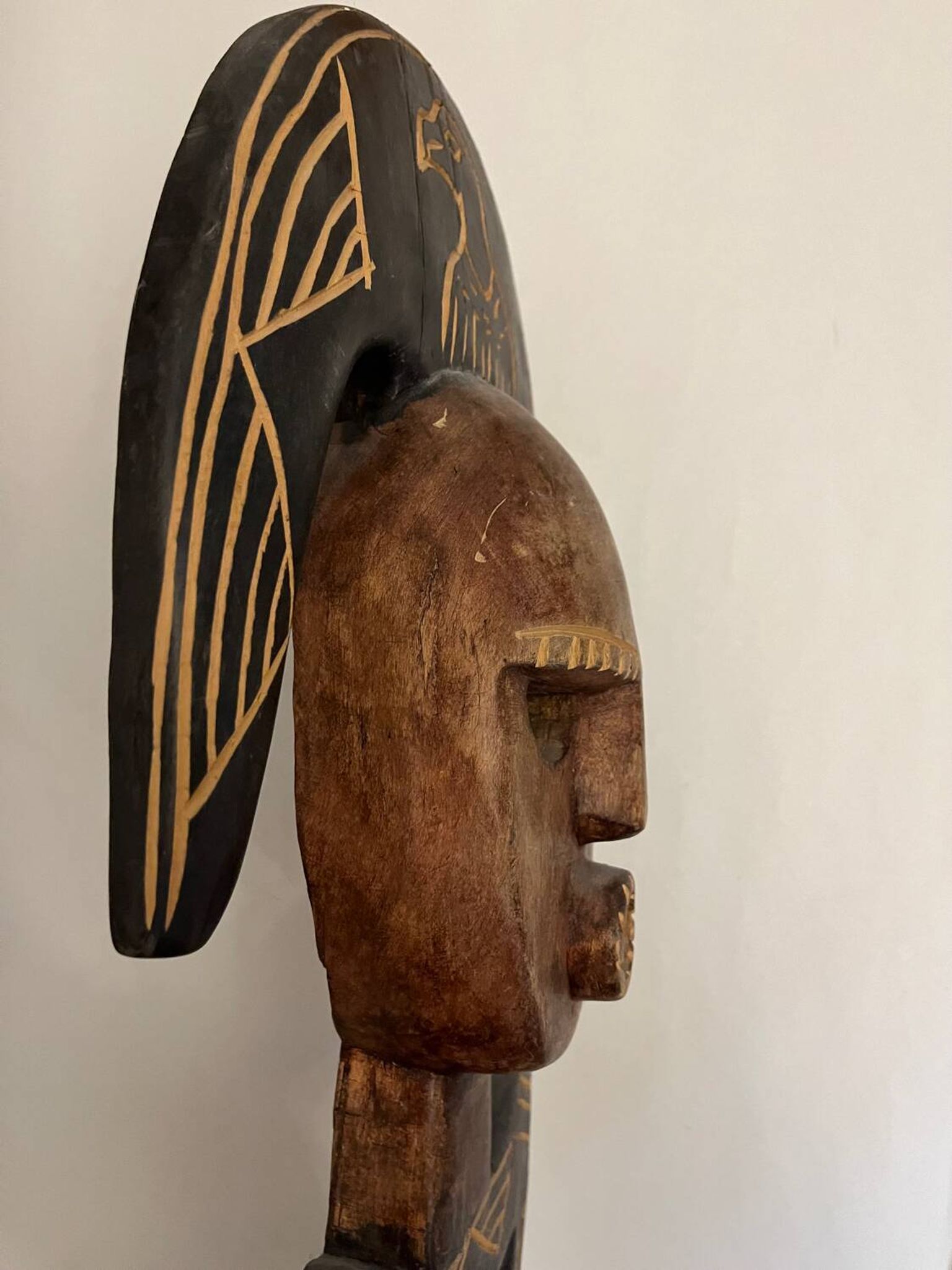 African wooden mask