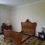 Lit de style Louis XV rocaille