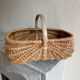 Panier osier et bois