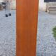 Vintage oak wardrobe with metal legs from the 1950s.