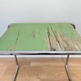 Table gigogne ou d'appoint chromée de style Bauhaus, conçue par Marcel Breuer pour Mucke Melder, années 1930