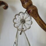 Wall sconce with pendants in Louis XV style