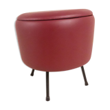 Sewing basket on 4 feet