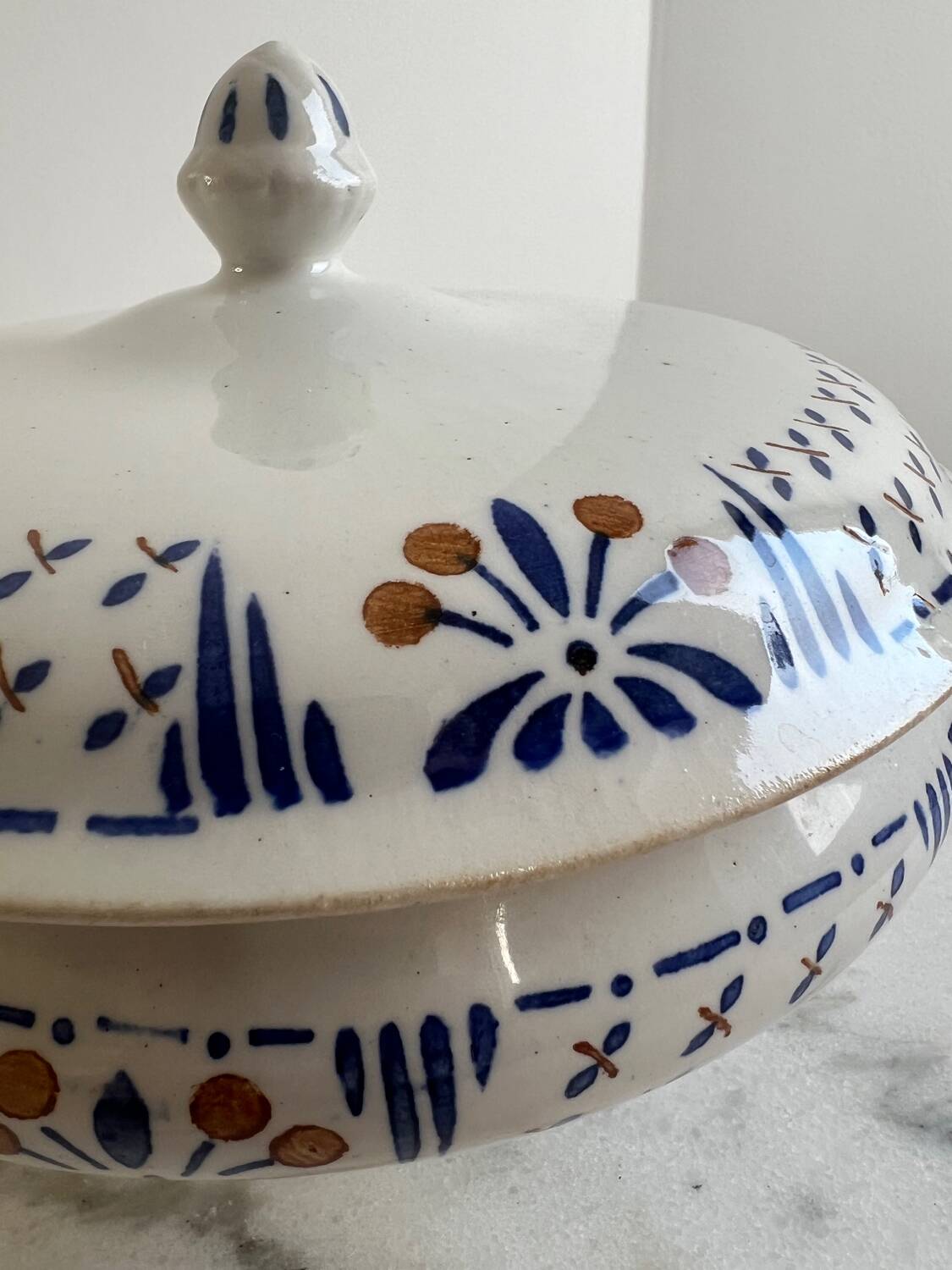 Gien soup tureen salad bowl