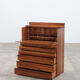 Afra & Tobia Scarpa Walnut secretary chest of drawers for Molteni, 1970 Italy