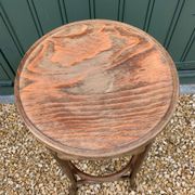 Tabouret bistrot en bois courbé