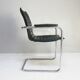 1960’s Swiss mid century modern leather desk chair