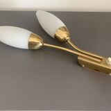 Wall lamp with glass shades, 1960s